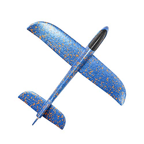 JCREN 4PCS 14.9inch Airplane Toy,Manual Throwing Model Foam Airplane Outdoor Sport Toys for Challenging Circling Functions Flying Aircraft Fun Best Outdoor Fun Gift for Kids Children(14.9inch) - Thumbnail 5