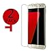 2 Pieces Galaxy S7 Edge Screen Protector Glass,Curved Dot Matrix Screen Samsung Galaxy S7 Edge Tempered Glass Screen Protector 2016 (NOT S7)(Case Friendly)(Bubble Free) (Clear)