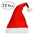 Sea View Treasures 12 Bulk Red and White Santa Christmas Hats - Adult Sized and Perfect for Any Holiday Event