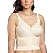 Carnival Women's Full Figure Longline Camisole Strap Soft Cup Wire Free Bra