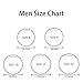 DoerDo Silicone Wedding Ring For Men & Women By, Durable Couple Rubber Sport Band For Active Style - Classical Combination
