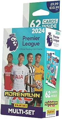 Panini Premier League 2024 Adrenalyn XL Plus Multiset - 10 Pack Trading Cards With Limited Edition