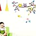 Couple Owl Singing on Branches with Birds owl Wall Decal Nursery Wall Decal