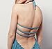 R.Vivimos Womens Summer Cotton Sexy Backless Long Dresses