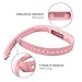 Greeninsync Compatible with Flex 2 Bands Fitbit,Adjustable Comfortable Silicone Replacement Accessories Wristband Bracelet Strap W/Fastener Clasp Perfect for Flex 2 Fitness Smart Watch Small Pink