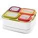 Rubbermaid 2 Pack Modern/Minimalist Multi-compartment Rectangular Meal Planning Containers