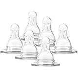 Dr. Brown's Original Nipple, Ultra-Preemie (0m+), 6 count