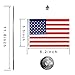 TSMD USA American Desk Flag Small Mini US Table Flags With Stand Base,Party Decorations for 4th of July, Memorial Day,Veteran's Day