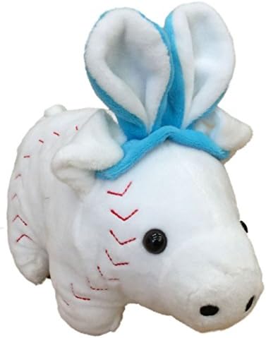Hug Fun Plush Baseball Pig With Easter Bunny Ears Sports Stuffed Animal