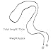 FXmimior Silver Coin Pendant Long Chain Choker Layered Bar Party Wedding Necklace Jewelry For Women (brown)