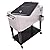 Giantex Patio Cooler Rolling Cart Outdoor Portable Stainless Steel Ice Beverage Chest Pool with Bottle Opener, 80 Quart