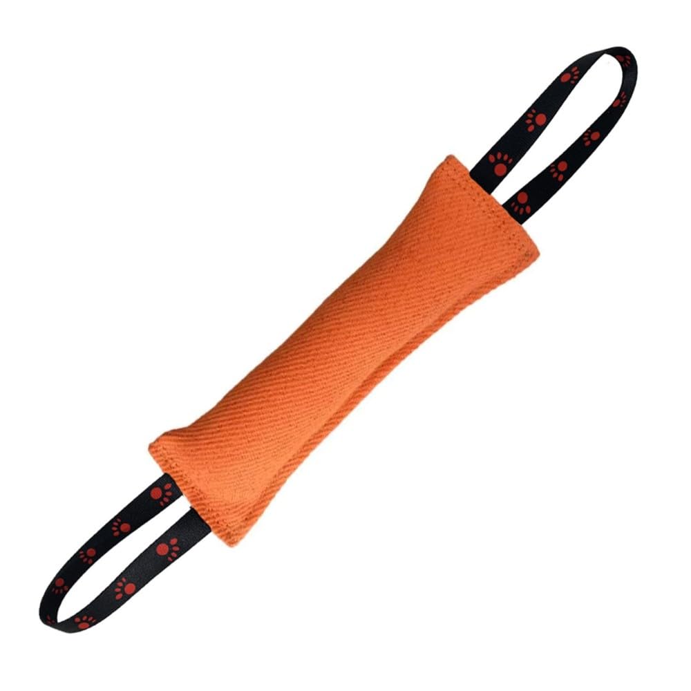 DONGKER Dog Bite Tug Toy, 11.8"x2.7" Dog Pull Toy with 2 Strong Handles for Dogs Training Aggressive Chewers