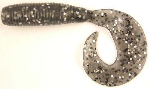 5 Single Tail Grub Soft Plastic Fishing Angling Swimbait Lures with Tail-Curling Action - 20 Pack