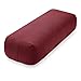 Node Fitness Organic Cotton 25″ x 12″ Rectangular Yoga Bolster – Burgundythumb 1