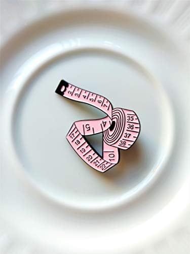 Measuring Tape Enamel Pin with Secure Butterfly Clutch Back - Calling All The Stylists