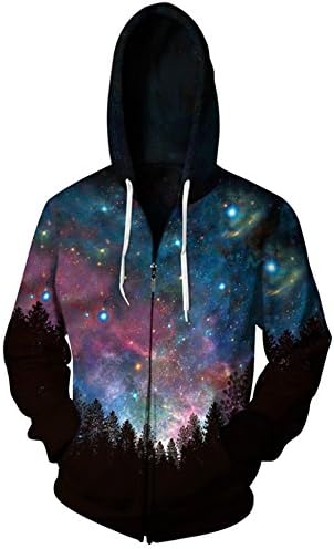 Roaays M Unisex 3D Funny Creative Zip-up Hoodies S-XXXL