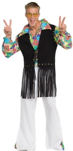 Underwraps Costumes Men's Retro Hippie Costume - Outta Sight