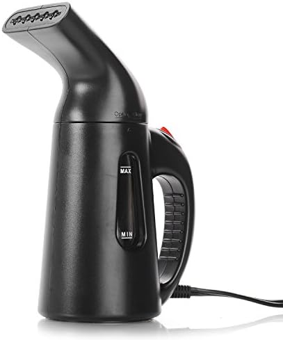 Portable Handheld Garment Steamer Mini Iron Perfect for Home and Travel (Black)