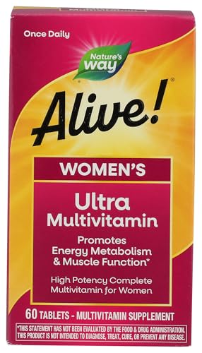 Nature's Way, Multivitamin Alive Once Daily Women Tablets, 60 Count