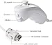 LUXMO PREMIUM 2 Pack Wii Nunchuck Controllers,Nunchuck Joystick Gamepad Controller for Wii Wii U Console Video Games- Whitethumb 4