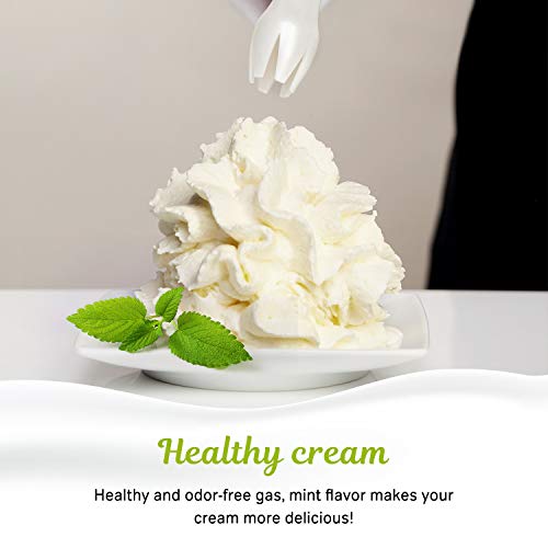 BLUE FLAG Mint Flavor Whipped Cream Chargers N2O Nitrous Oxide 8Gram Cartridge for Whipper