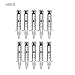 Ampoule Head Hylauronic Acid Injection - 10pcs Ampoule Head for Hyaluron Pen Wrinkle Removal High Pressure Hyaluronic Density Atomizer