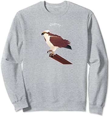 Unisex Osprey Hawk Sweatshirt Raptor Bird Lover Small Heather Grey