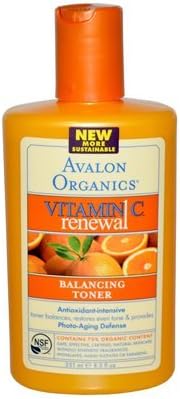 AVALON ACTIVE ORGANICS VIT C FACE TONER,BALANCE, 8.5 FZ by Avalon