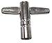 Performance Plus Standard Size Square Lug Chrome Plated Drum Tuning Key (DKY)