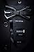 RBOCOTT Leather Feather Handmade Pre-tied Bow tie and Brooch Sets for Men(2)