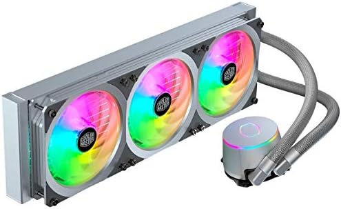 Amazon.com: Cooler Master MasterLiquid ML360P Silver Edition ARGB  Close-Loop AIO CPU Liquid Cooler, 360 Radiator, SF360R Fan, Addressable RGB  Lighting, for AMD Ryzen, Threadripper/Intel LGA1151: Computers & Accessories
