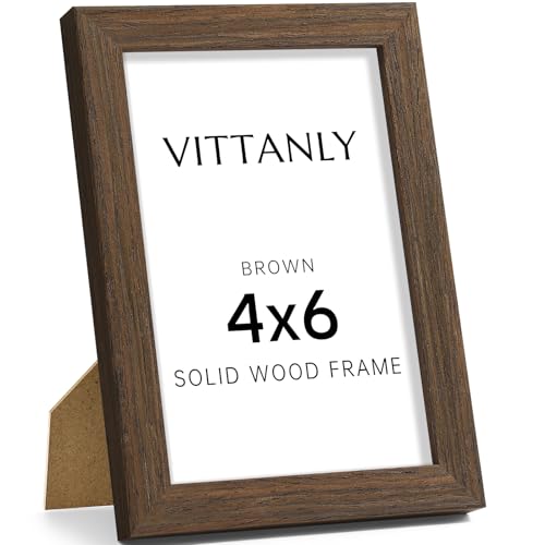 Vittanly 4x6 Wood Picture Frame