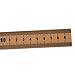 hand2mind Extra Thick 6mm Hardwood Meterstick/Yardstick, Wood Ruler with Centimeters and Inches, Lacquered with Straight Edge Square (Bulk Pack of 12)