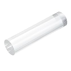 MECCANIXITY 1pcs Acrylic Round Rods 1" x 4" Clear