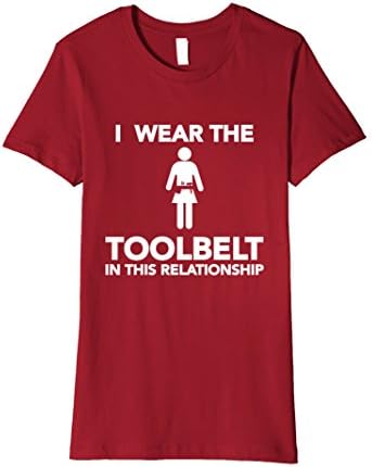 Womens Womens Handy-Women's DYI Woodworking T Shirt XL Cranberry