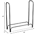 Home-Complete Firewood Storage Rack- Steel Wood Pile Holder for Stacking Cut Logs for Indoor/Outdoor Use, Fireplaces, Firepits, Backyard (4 Ft)
