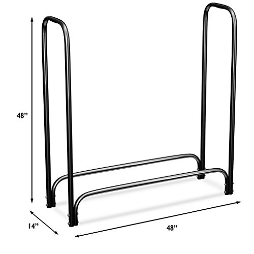 6 Home+Complete+HC+4103+Firewood+Rack+Steel+Fireplaces