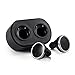 Elftear Q800 Bluetooth Earphones True Wireless Stereo Earbuds Mini In-Ear Headsets Left Right Channel Double Track Headphones for iPhone 7/7 plus and Android (Black)