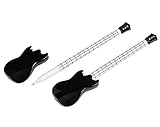 Guitar Pens (Pack of 6) Plastic. Black ink. 6 1/2
