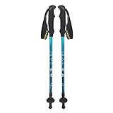 YOURJOY 2 Pack Kids Telescopic Trekking Pole Ultralight Walking Stick for Children Adjustable Travel Camping Hiking Pole in Pink Blue Green