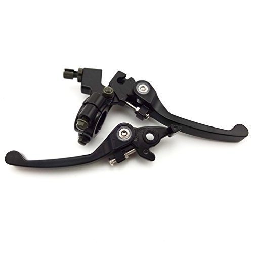 XLJOY Alloy Folding Brake Clutch Levers For 50cc 90cc 110cc 125cc 150cc 160cc CRF50 KLX TTR YCF SSR Thumpstar Pit Dirt Bike Motorcycle - Thumbnail 5