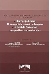 L' Europe judiciaire