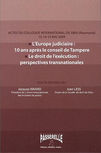 L' Europe judiciaire
