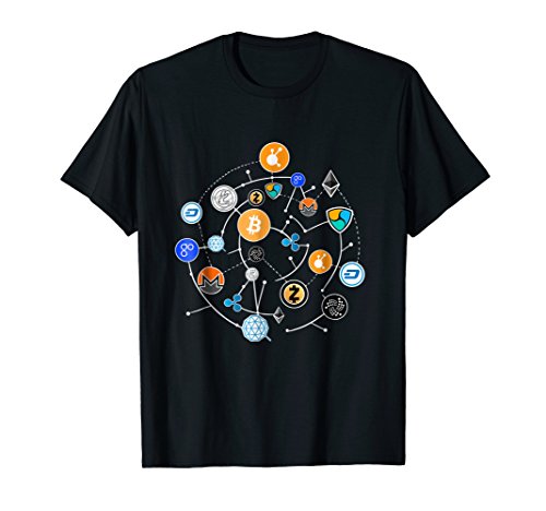 Cryptocurrency T-shirt. Ethereum, Bitcoin, Litecoin, T-shirt (Best Cryptocurrencies To Invest In)