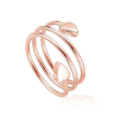 Spiral Heart - Rose Gold