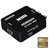 COWEEN HDMI to RCA Converter 1080P 3RCA CVBS HDMI to AV Composite Adapter DHCP RCA for TV Stick XBox PS4 DVD HDMI2AV