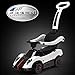 Costzon Ride On Push Car, 3 in 1 Licensed Pagani 6V Electric Battery Powered Toddler Play Toy Car w/ Handle Lights, Music, MP3, Aux Plug in, Push Round Buggy (White)