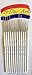 LorDac Arts Detail Paint Brushes - Set of 12 Artist Miniature Paint Brushes for Art Painting with Acrylic, Watercolor, and Oil