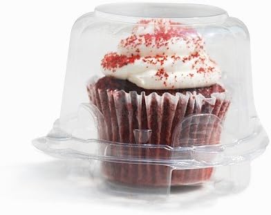 Large Single Serve Cupcake PET Container 5x5x3 300 per case