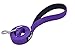 PUPTECK Reflective Dog Leash with Comfortable Padded Handle Durable Nylon Dog Lead for Small Medium and Large Dogs Cats Walking Running Training Outside, Purple, S